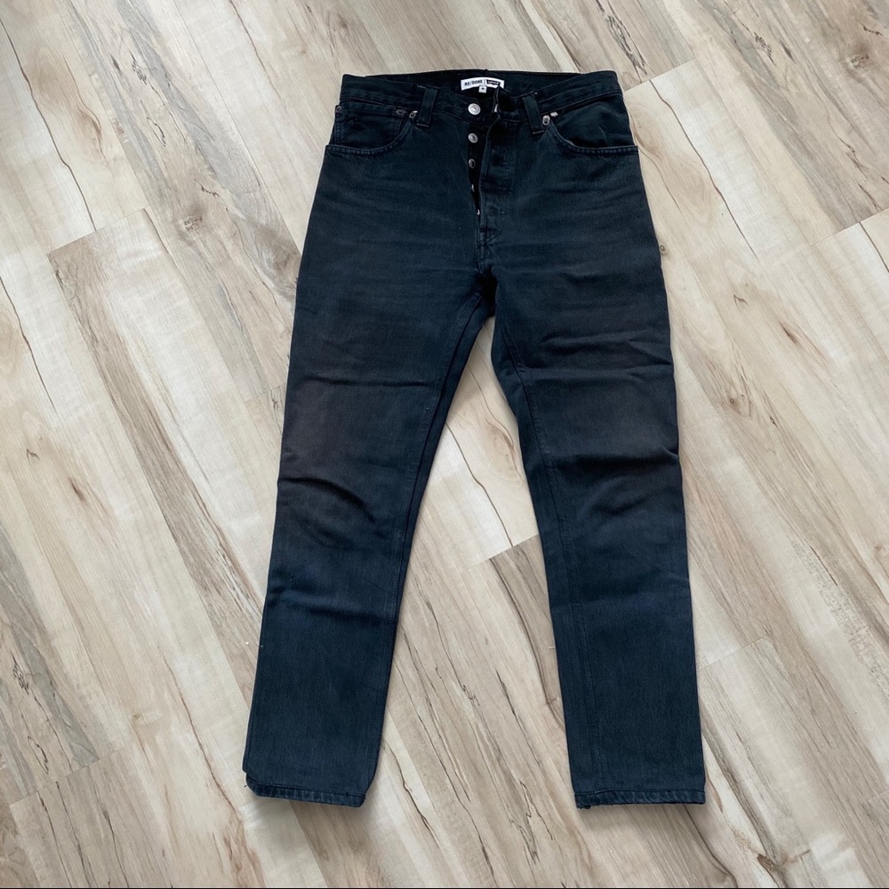 RE/DONE Levi’s High Rise Ankle Crop - Picture 2 of 6